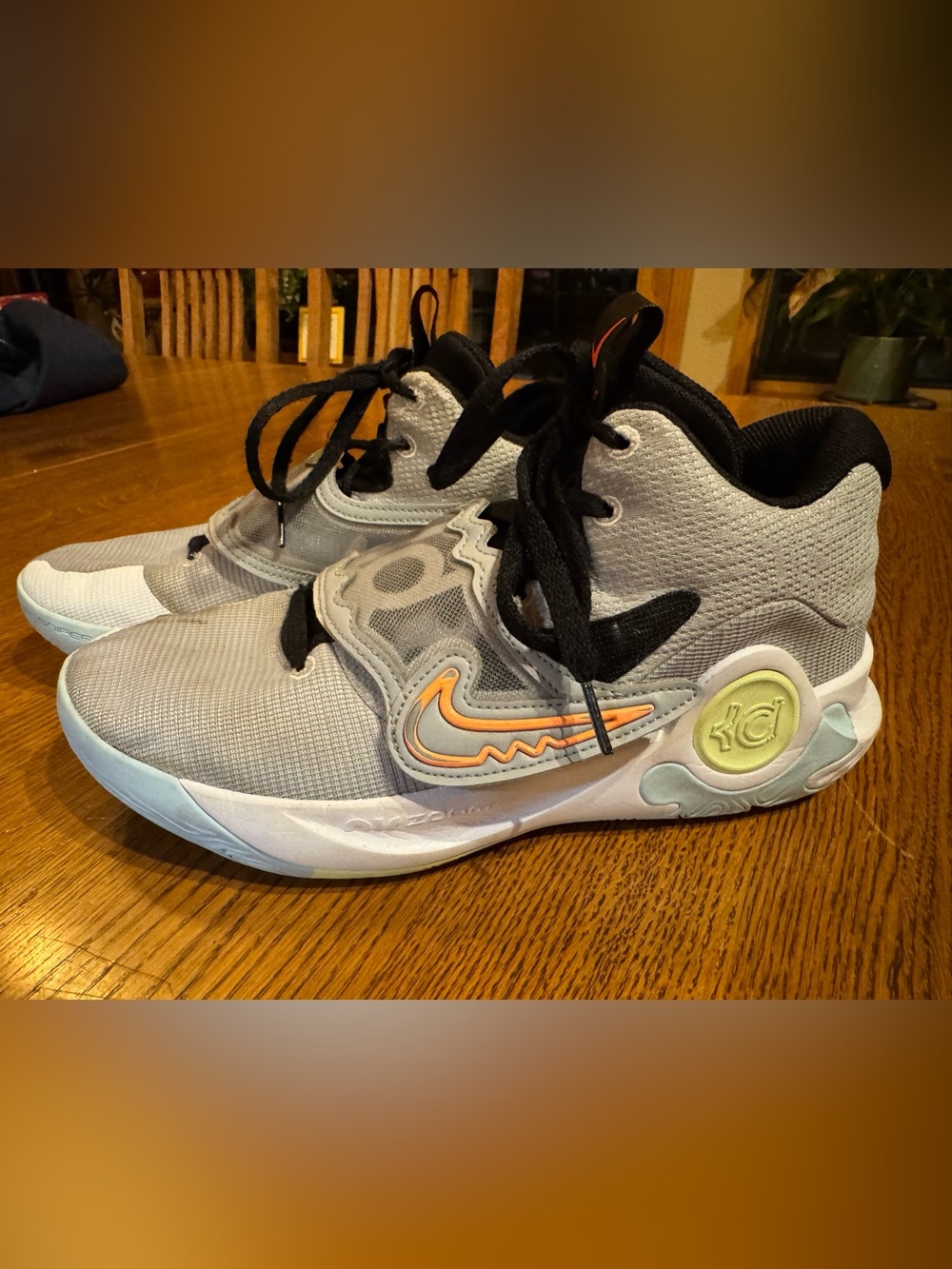 Nike KD Trey 5 X Basketball Shoes Wolf Grey Volt DD9538-009 Size 10